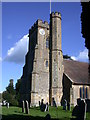 TQ5446 : St Mary's Church in Leigh, Kent by John P Reeves