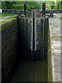 SJ9689 : Marple Locks No 6 (tail gates), east of Stockport by Roger  D Kidd