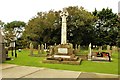 SC3493 : War Memorial at St Mary's, Ballaugh by Richard Hoare