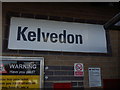 TL8619 : Kelvedon Railway Station sign by Geographer