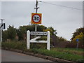 TL5982 : Prickwillow Village Name sign by Geographer