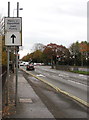 ST1580 : Event Parking direction sign alongside the A470, Whitchurch, Cardiff by Jaggery