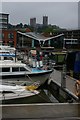 SK9771 : Lincoln: Brayford Pool and view up to the cathedral by Christopher Hilton