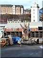 NZ3668 : Hand sculpture,  South Shields by Oliver Dixon