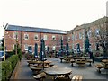 SK6465 : Rufford Abbey Mill  courtyard looking east by Alan Murray-Rust