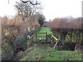 TQ4043 : Stile and footpath near Lingfield by Malc McDonald