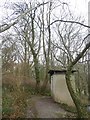 ST3410 : The eco-toilet (composting toilet) by Chard Reservoir by David Smith