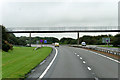 NS3336 : Footbridge over the A78 near Shewalton by David Dixon