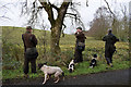 H4864 : Wildfowlers with hunting dogs, Mullaghmore by Kenneth  Allen