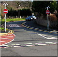 SN7905 : No Entry signs, School Road, Crynant by Jaggery