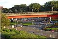 SJ8747 : Road interchange in Etruria, Stoke-on-Trent by Roger  D Kidd