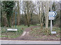 TQ2661 : Bridleway onto Banstead Downs by Malc McDonald