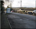 SN8108 : X8 bus stop and shelter, Dulais Road, Seven Sisters by Jaggery