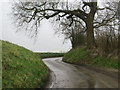 TL4724 : Minor lane near Farnham by Malc McDonald