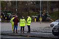 H4572 : Pumping water from Crevenagh Park & Ride, Omagh by Kenneth  Allen