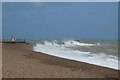 TQ8209 : Hastings breakwater by DS Pugh