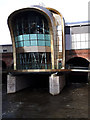 SE2933 : The river Aire under Leeds station, high flow by Stephen Craven