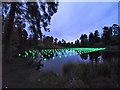 TQ7233 : View of Aether & Hemera's 'Voyage' at Bedgebury National Pinetum by J W