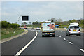 SE3087 : Northbound A1(M) near to Londonderry, North Yorkshire by David Dixon