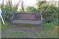 TM4897 : WW1 Memorial bench, Somerleyton by Adrian S Pye