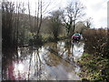 TQ5638 : Flooding on High Rocks Lane near Tunbridge Wells by Malc McDonald