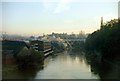 NZ2742 : Evening over the River Wear, Durham, 1967 by Alan Murray-Rust