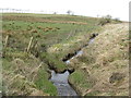 NS8669 : North Calder Water near Wester Whin by M J Richardson