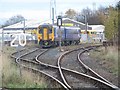 NZ2085 : Railway siding at Morpeth by Graham Robson