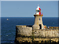 NZ3868 : South Pier Lighthouse by David Dixon