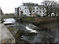 NB4233 : Weir on Bayhead River by Hugh Venables