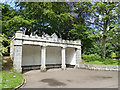 NJ9304 : Duthie Park: shelter by the upper lake by Stephen Craven