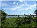 TQ7174 : Former chalk quarry on Higham Marshes by Marathon