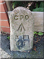 SH7978 : GPO cable marker on Victoria Drive, Llandudno Junction by Meirion