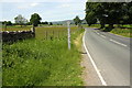 SD9789 : Water level gaugeboard on SW side of A684 by Roger Templeman