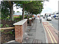 SE3033 : Segmented brick wall, Regent Street, Leeds by Stephen Craven