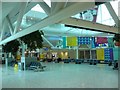 SJ8185 : Manchester Airport Transport Interchange concourse. by Gerald England