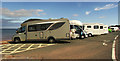 SX8961 : Camper vans, Paignton Sands by Derek Harper