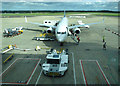 SJ8284 : Ryanair pit-stop at Manchester Airport (photo 4 of 7) by Thomas Nugent