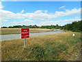 SU7602 : The Edge of the Airfield by Des Blenkinsopp