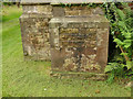 SJ8257 : All Saints, Odd Rode: foundation stone by Stephen Craven