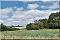 TM3363 : Sweffling, Woolnough Lane: Looking towards Gull Covert by Michael Garlick