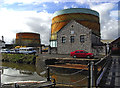 SX9291 : View across the Exeter Ship Canal by Chris Allen