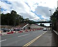 SJ8995 : New bridge over Hyde Road by Gerald England