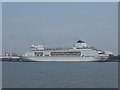 TQ6475 : Cruise liner laid up at Tilbury by Marathon