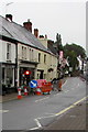 SO3700 : Temporary traffic lights, Bridge Street, Usk by Jaggery