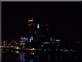 TQ3080 : Lights from Waterloo Bridge by Robin Sones