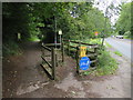 ST4255 : Strawberry Line path near Axbridge by Malc McDonald