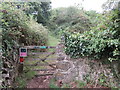 ST4154 : Gate on bridleway at Cross, near Axbridge by Malc McDonald