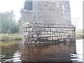 NN3825 : Pier, Glenbruar Viaduct by Richard Webb