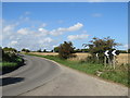 SY6690 : Bend in the road near Poundbury by Malc McDonald